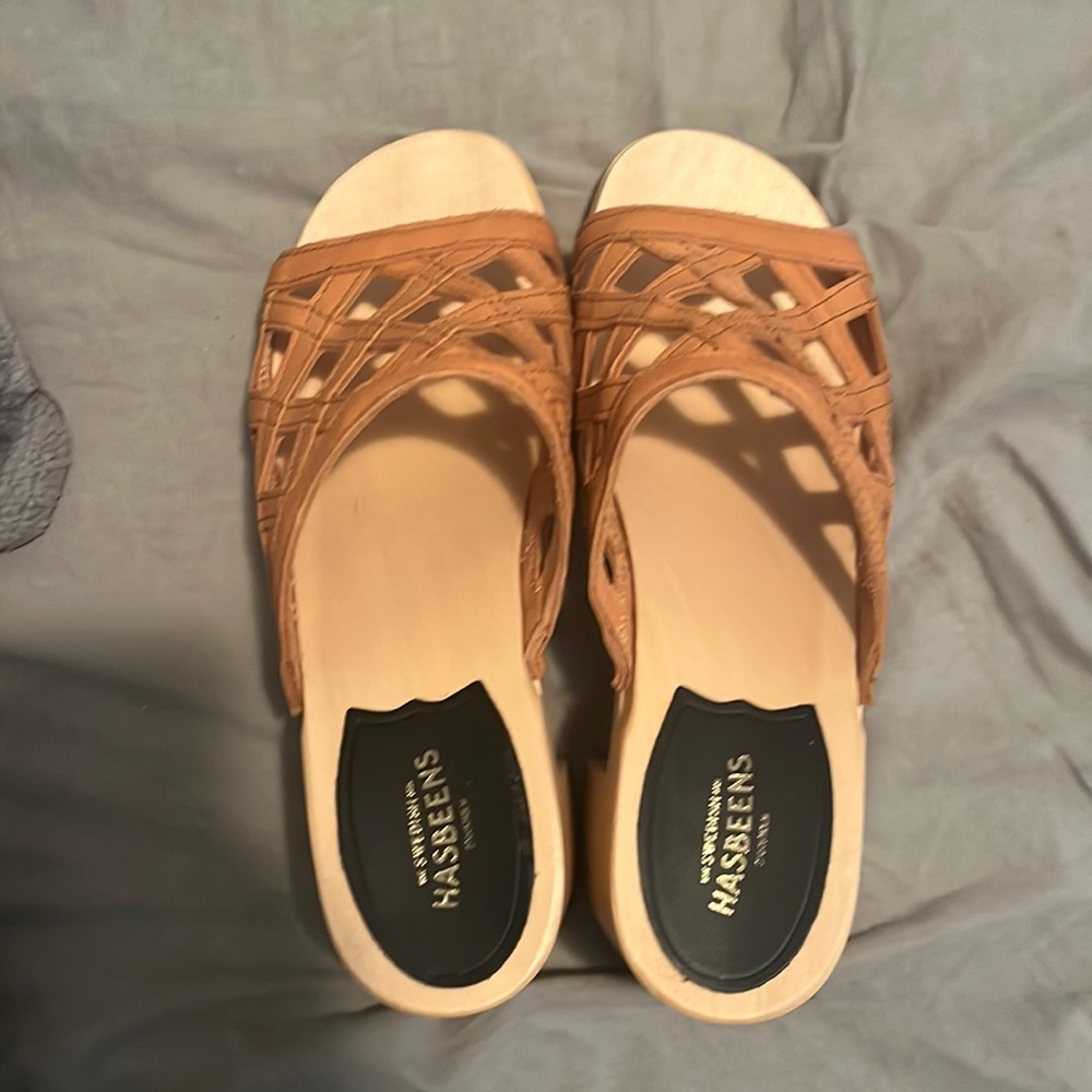 Swedish Hasbeen blockheel sandal